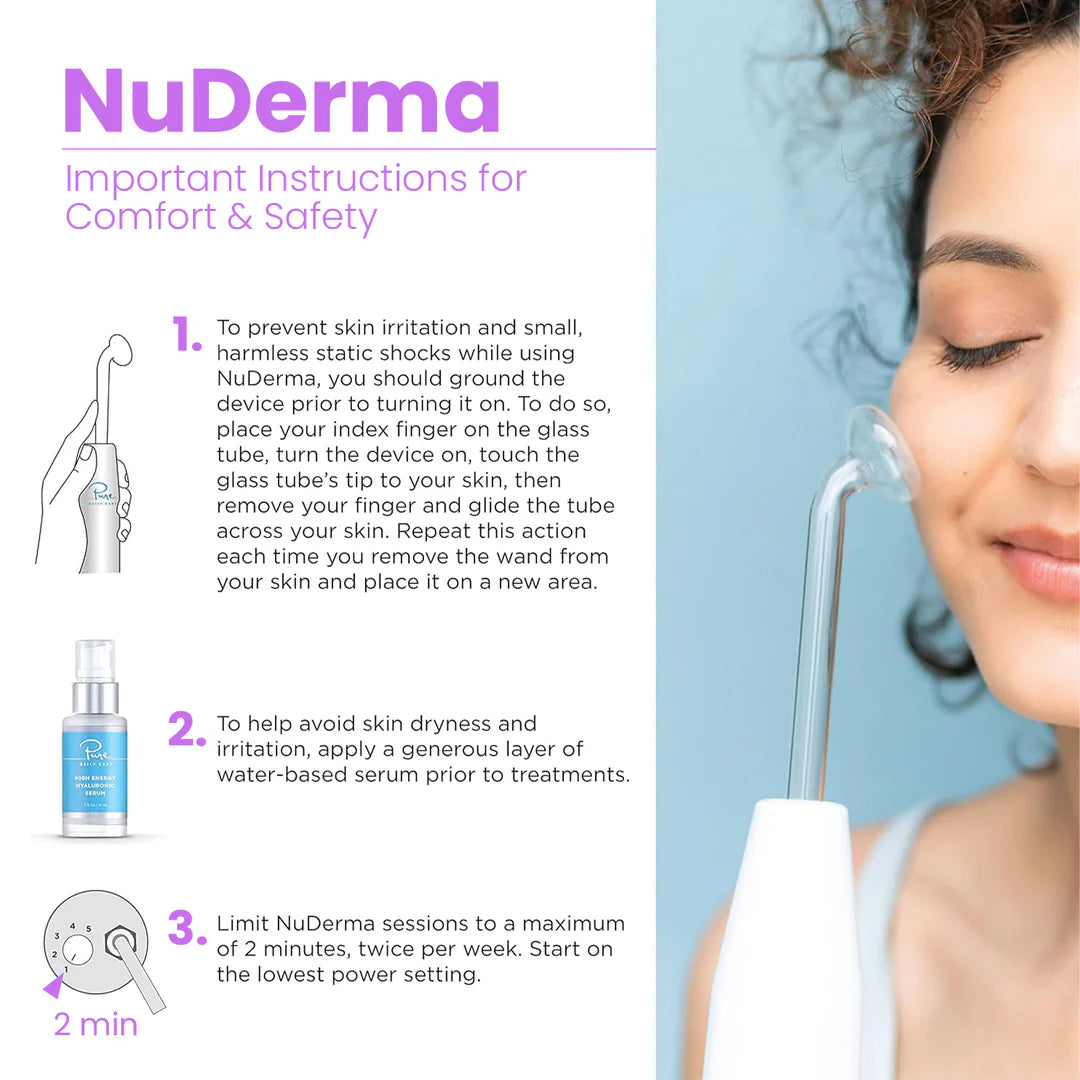 NuDerma™ Professional High Frequency Wand